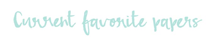 CurrentFavoritePapers