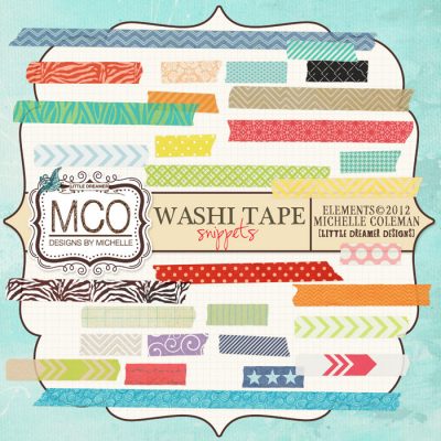 Free Digital Washi Tape - Designs By Miss Mandee