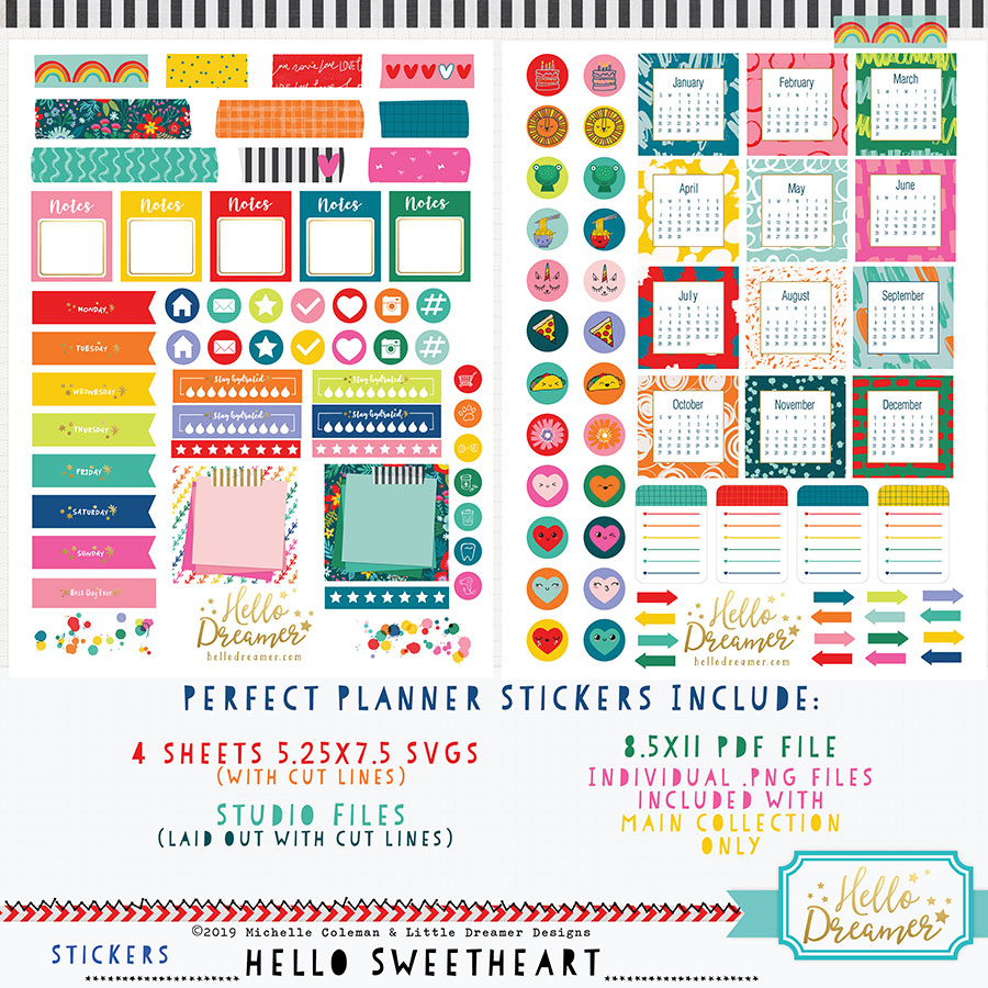 Planner Stickers Travel